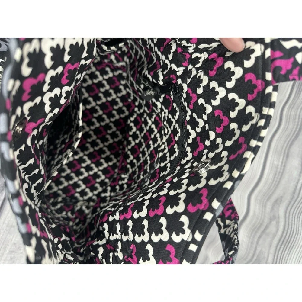 VERA BRADLEY LAURA CANTERBERRY MAGENTA QUILTED TOTE‎ PURSE BAG - NEW WITH TAGS